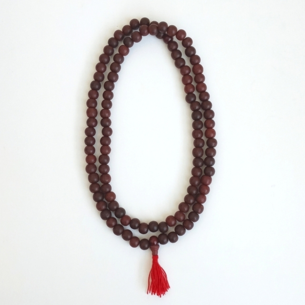 Deep Brown Wooden Prayer Beads